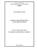 Luận văn Thạc sĩ Kĩ thuật: Nghiên cứu điều khiển hệ thống truyền động có khe hở