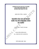 Luận văn: Nghiên cứu các kỹ thuật hiển thị mô hình địa hình ba chiều