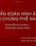 Chuẩn đoán hình ảnh hội chứng phế nang