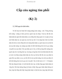 Cấp cứu ngừng tim phổi (Kỳ 2)