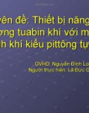 Đê tài: Thiết bị năng lượng tuabin khí với máy sinh khí kiểu pittông tự do