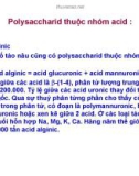 DƯỢC LIỆU CHỨA CARBOHYDRAT (PHẦN 8)