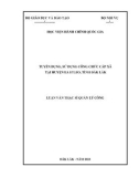 Luận văn Thạc sĩ Quản lý công: Tuyển dụng, sử dụng công chức cấp xã tại huyện Ea H'Leo