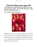 Làn da trắng mịn ngày hè!