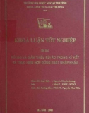 Khóa luận tốt nghiệp: Rủi ro và giảm thiểu rủi ro trong ký kết và thực hiện hợp đồng xuất nhập khẩu