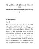 Báo cáo y học: Hiệu quả điều trị miễn dịch Đặc hiệu đường dưới lưỡi ở bệnh nhân viêm mũi dị ứng do dị nguyên lông vũ