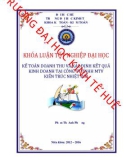 Khóa luận tốt nghiệp: Kế toán doanh thu và xác định kết quả kinh doanh tại Công ty trách nhiệm hữu hạn một thành viên Kiến trúc Nhiệt đới