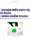 XÉT NGHIỆM MIỄN DỊCH HỌC CHẨN ĐOÁN TÁC NHÂN NHIỄM KHUẨN