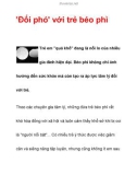 'Đối phó' với trẻ béo phì