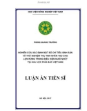 Luận án tiến sĩ Nông nghiệp: Nghiên cứu xác định một số chỉ tiêu sinh sản và thử nghiệm thụ tinh nhân tạo cho lợn Rừng trong điều kiện nuôi nhốt tại khu vực phía Bắc Việt Nam