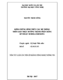 Tóm tắt Luận án Tiến sĩ: Kiểm chứng hình thức các hệ thống thời gian thực hướng thành phần bằng kĩ thuật Model-Checking