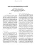 Multi-agent event recognition in structured scenarios