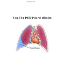 Ung Thư Phổi/ Pleural effusion