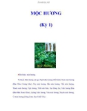 MỘC HƯƠNG (Kỳ 1)