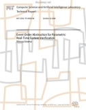 Event Order Abstraction for Parametric Real-Time System Verification