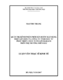 Luận văn Thạc sĩ Kinh tế: Quản trị kênh phân phối bán buôn mặt hàng thịt lợn hơi của công ty TNHH Đầu tư phát triển chăn nuôi lợn Dabaco trên thị trường miền Bắc