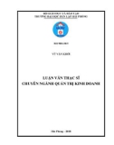 Luận văn Thạc sĩ chuyên ngành Quản trị kinh doanh: Nghiên cứu sự hài lòng của khách hàng với dịch vụ của Xí nghiệp Môi trường Hồng Bàng 1 - Công ty TNHH MTV Môi trường đô thị Hải Phòng