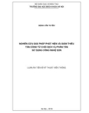 Luận án tiến sĩ Kỹ thuật viễn thông: Nghiên cứu giải pháp phát hiện và giảm thiểu tấn công từ chối dịch vụ phân tán sử dụng công nghệ SDN