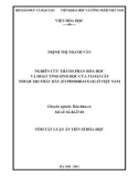 Tóm tắt Luận án Tiến sĩ Hóa học: Nghiên cứu thành phần hóa học và hoạt tính sinh học của 3 loài cây thuộc họ Thầu dầu (Euphorbiaceae) ở Việt Nam