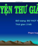 Bài giảng Luyện thư giãn