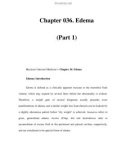 Chapter 036. Edema (Part 1)