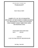 Tóm tắt luận văn Thạc sĩ Quản trị kinh doanh: Nghiên cứu các yếu tố ảnh hưởng đến hành vi sử dụng dịch vụ Mobile Banking của khách hàng cá nhân tại Ngân hàng Nông nghiệp và Phát triển Nông thôn – chi nhánh Đà Nẵng