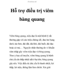 Hỗ trợ điều trị viêm bàng quang