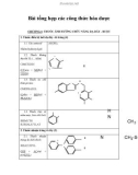 Bài tổng hợp các công thức hóa dược