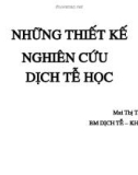 Những thiết kế nghiên cứu dịch tễ học