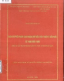 Luận văn Thạc sĩ Truyền thông đại chúng: Báo chí Việt Nam giai đoạn mở đầu của thời kỳ đổi mới từ 1986 đến 1990