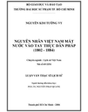 Luận văn Thạc sĩ Lịch sử: Nguyên nhân Việt Nam mất nước vào tay thực dân Pháp (1802-1884)