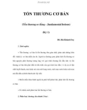 TỔN THƯƠNG CƠ BẢN (Tổn thương sơ đẳng - .fundamental lesions) (Kỳ 1)