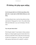 Ớt không chỉ giúp ngon miệng