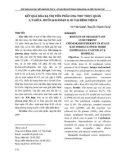 Kết quả hóa xạ trị tiền phẫu ung thư thực quản 1/3 giữa - dưới giai đoạn II, III tại Bệnh viện K