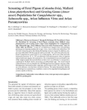 Báo cáo khoa học: Screening of Feral Pigeon (Colomba livia), Mallard (Anas platyrhynchos) and Graylag Goose (Anser anser) Populations for Campylobacter spp., Salmonella spp., Avian Inﬂuenza Virus and Avian Paramyxovirus