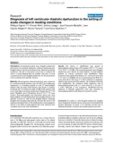 Báo cáo khoa học: Diagnosis of left ventricular diastolic dysfunction in the setting of acute changes in loading conditions