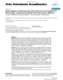 Báo cáo y học: Oral malignant melanomas and other head and neck neoplasms in Danish dogs - data from the Danish Veterinary Cancer Registry