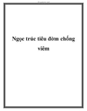 Ngọc trúc tiêu đờm chống viêm