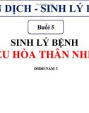 Bài giảng Miễn dịch - Sinh lý bệnh: Buổi 5 - ThS.BS Lê Thị Thu Hương