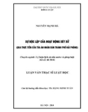 Luận văn Thạc sĩ Luật học: Sự độc lập của hoạt động xét xử (Qua thực tiễn của Tòa án nhân dân thành phố Hải Phòng)