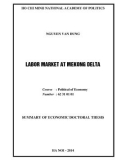 Summary of economic doctoral thesis: Labor market at Mekong delta