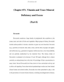 Chapter 071. Vitamin and Trace Mineral Deficiency and Excess (Part 8)