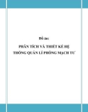 Đồ án: PHÂN TÍCH VÀ THIẾT KẾ HỆ THỐNG QUẢN LÍ PHÒNG MẠCH TƯ