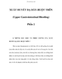 XUẤT HUYẾT DẠ DÀY-RUỘT TRÊN (Upper Gastrointestinal Bleeding) - Phần 2