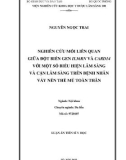 Luận án Tiến sĩ Y học: Nghiên cứu mối liên quan giữa đột biến gen IL36RN và CARD14 với một số biểu hiện lâm sàng và cận lâm sàng trên bệnh nhân vảy nến thể mủ toàn thân