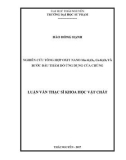 Luận văn Thạc sĩ Khoa học vật chất: Nghiên cứu tổng hợp oxit nano MnAl2O4, CoAl2O4 và bước đầu thăm dò ứng dụng của chúng