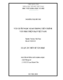 Luận án Tiến sĩ Văn học: Văn xuôi Ngọc Giao trong tiến trình văn học hiện đại Việt Nam