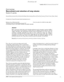 Báo cáo y học: Recruitment and retention of lung volume