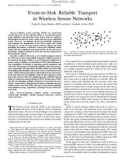 Event-to-Sink Reliable Transport in Wireless Sensor Networks