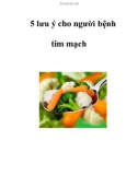 5 lưu ý cho người bệnh tim mạch